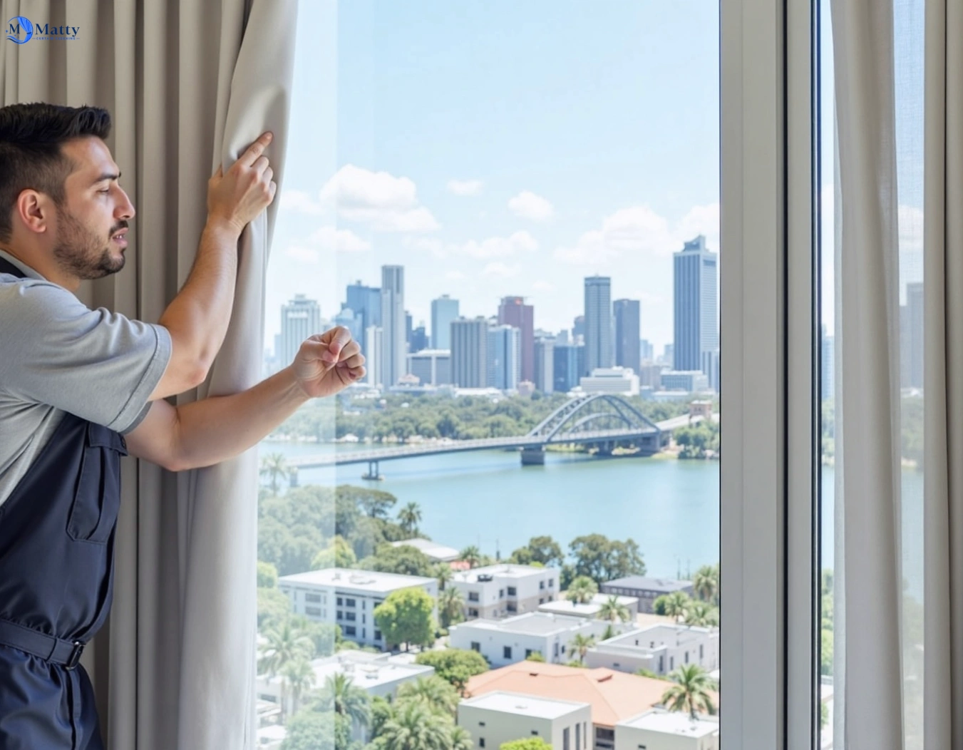 Professional curtain steam cleaning service the-ponds-nsw QLD by Matty Curtain Cleaning